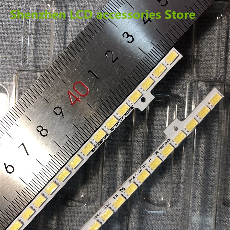 2 stk/parti for samsung  ue32 es 5500 ltj 400 hm 03- h led strip  bn64-01639a 2011 svs 40- fhd -5 k 6k- høyre venstre 2011 svs 40 440mm 62 led
