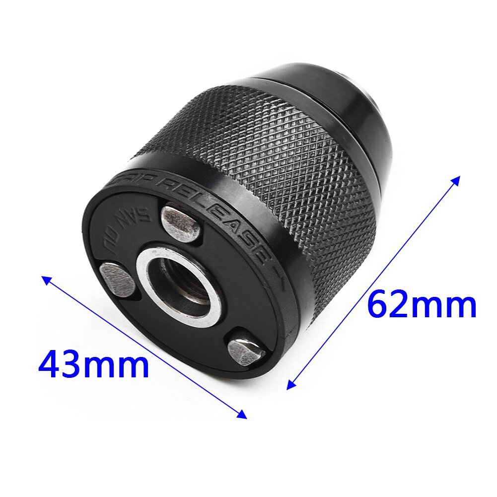 1pcs 2-13mm 1/20-20UNF Quick Change Keyless Drill Chuck Workholding Replacement Durable Home Garden Accessories