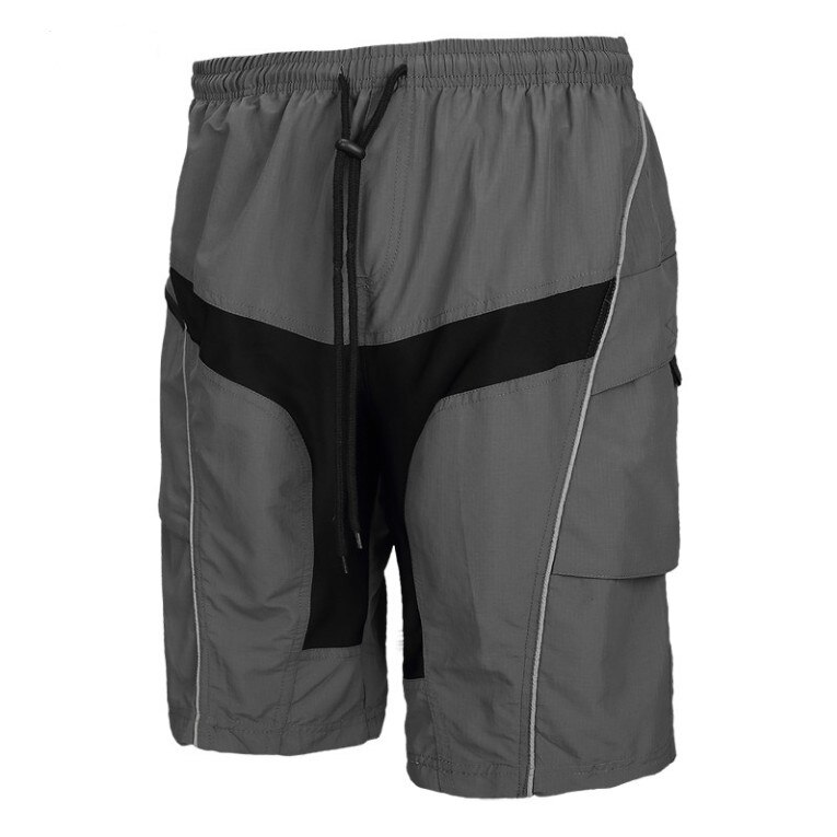 Šantić heren Coolmax Padded Gel Losse Shorts Ciclista Fietsbroek Ademende Fietsen Fietsen Shorts verwijderbare kussen: XXXL