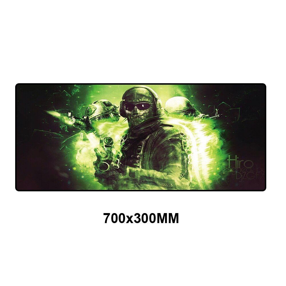 Gaming Mouse Pad Notebook Computer Mousepad Large XL Rubber Desk Keyboard Mouse Pads Mat Gamer Office Tablet for Call of Duty 3: SMZH-006