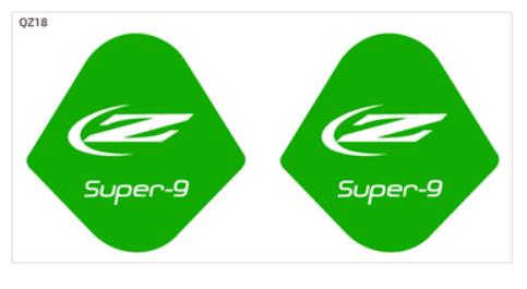 Pegatina de válvula para zipp firecrest super-9, calcomanías para rueda de bicicleta de carretera, ciclismo: canondale green