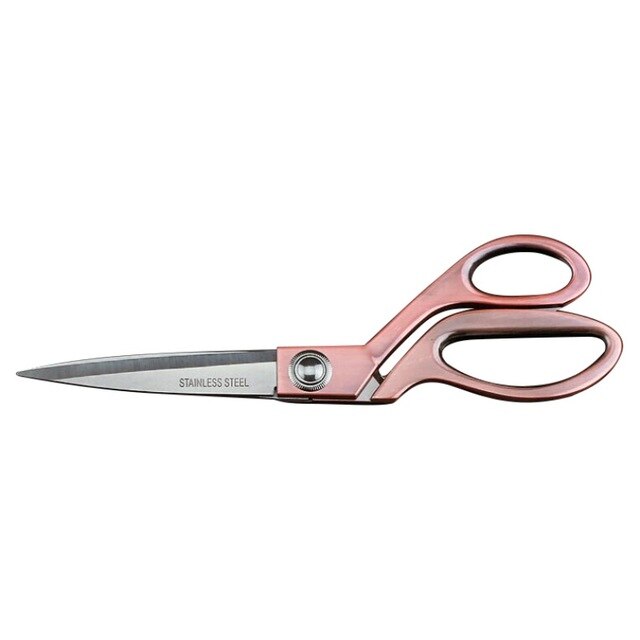 10.5 ''Gold NäHenne Geschnitten Schneiderei Schneider Scher Pinkeln Schere Leder Handwerk Stoff Polster Werkzeug Textil- Denim Cutter: Redbronze