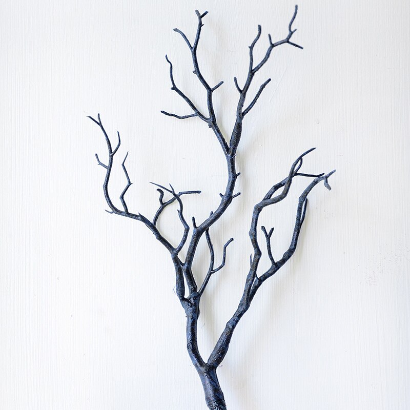 Plastique à la main Simulation arbre Branches séché brindille maison mariage décoration mariage maison église faux feuillage plante arbre branche