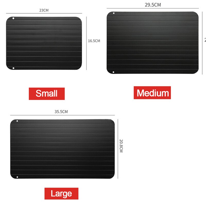 Snelle Ontdooien Lade Dooi Bevroren Voedsel Vlees Fruit Dooi Verse Gezonde Snelle Ontdooien Plaat Board Keuken Gadget Gereedschap Ontdooien Lade