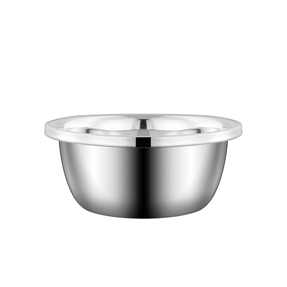 Kitchen Basin Waterproof Heavy Duty Stainless Steel Kitchen Stainless Steel Basin for Egg Soup Food Pots: 2