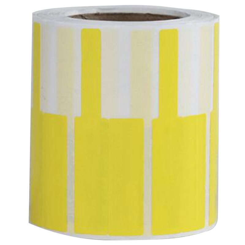 1000Pcs Self-Adhesive Cable Label Waterproof Wire Label Tear Resistant Oil-Proof Marker Cable Cord Identification: Yellow