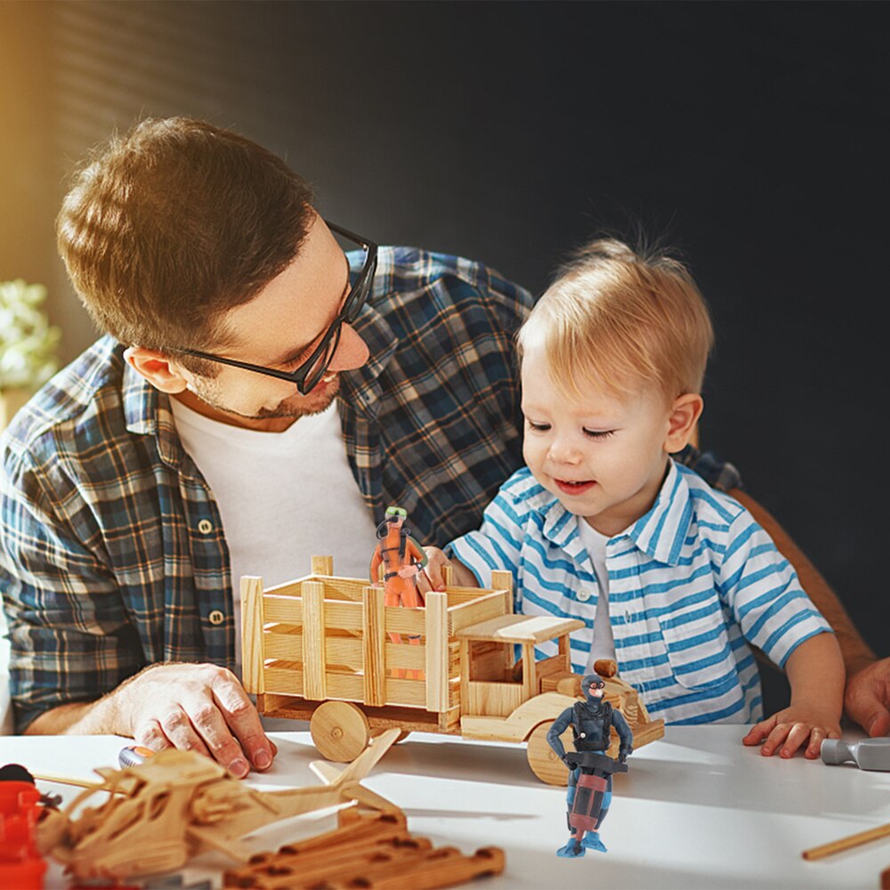 4 Pcs 1 Set Model Toys Interesting Puzzle Toys Novel Cognitive Toys