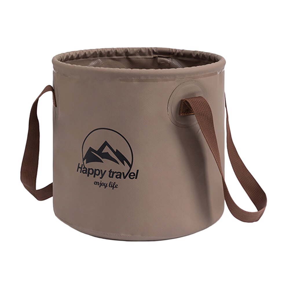 Collapsible Foot Basin Portable Foot Bath Tubs Outdoor Folding Bucket for Camping: Coffee