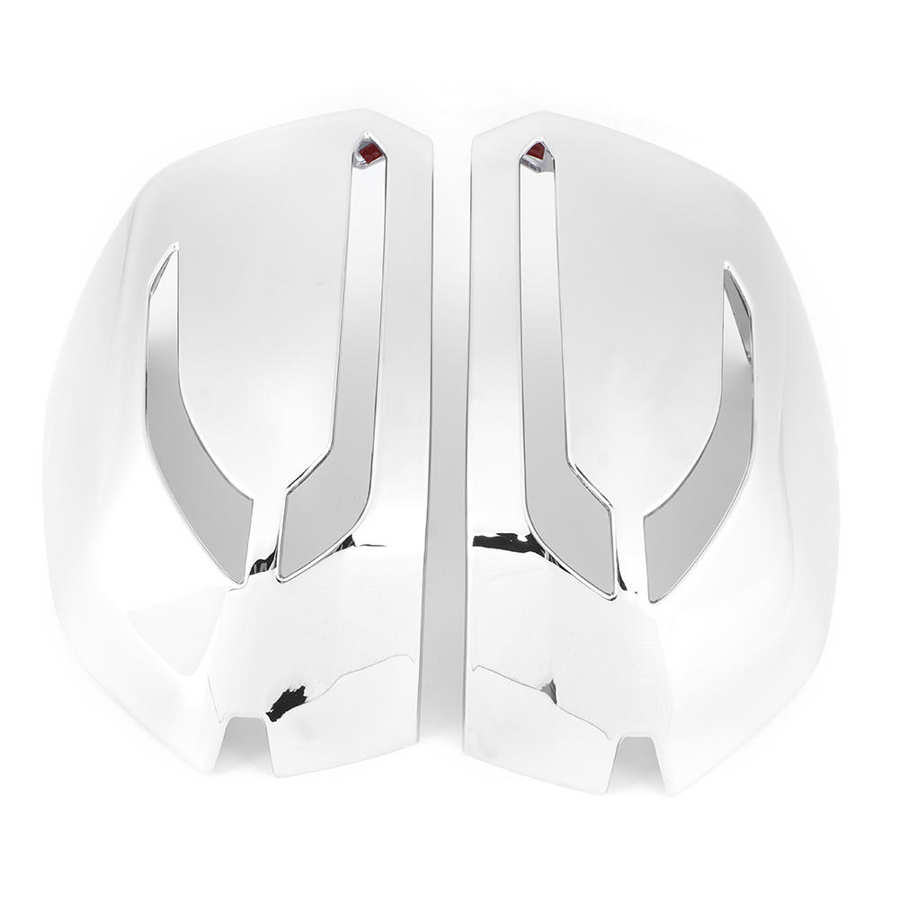 2Pcs Left + Right Rearview Mirror Cover Casing Housing Fit for Hyundai Palisade Car Side Mirror Guard ABS