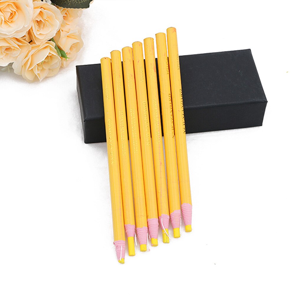 3PCS/set Peel off Marker Grease Pencil Colored Crayon Pen Paper Roll Wax Pencil Graffiti Drawing Tool For Metal Glass Fabric: Yellow