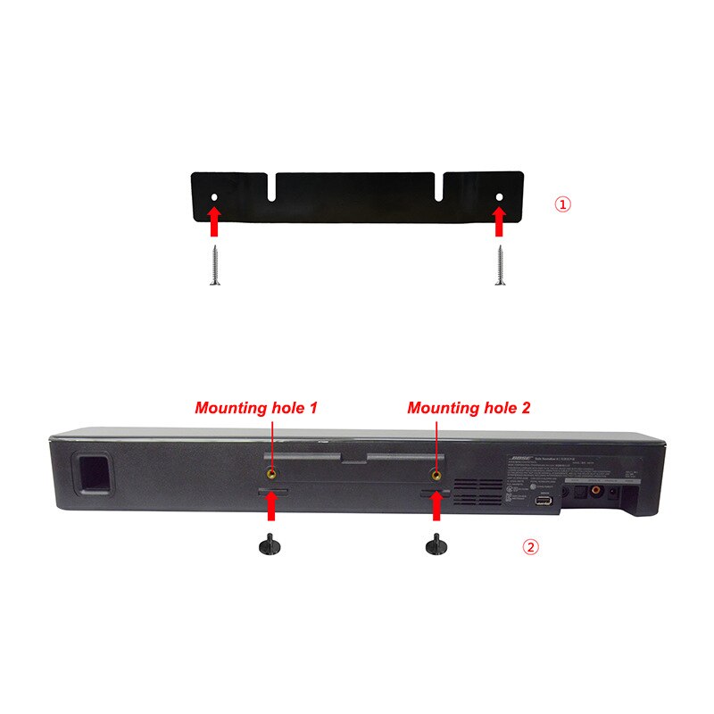 Mounting bracket, holder, soundbar stand, wall rack, hanger for bose solo 5 bluetooth speakers
