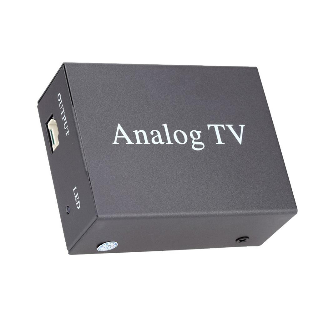 Universal ABS 12V Auto Analog TV DVD Set-top-Box-Receiver mit Fernbedienung Auto Mini Analog TV box Set