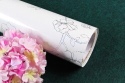 pvc self adhesive furniture waterproof wallpaper pearlizing paint oil pvc wallpaper kitchen vinyl wallpaper home improvement