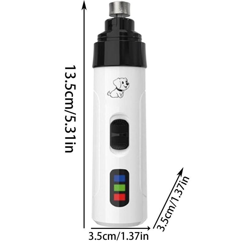 Nagelschleifer für Hunde, leise Nagelfeile für kleine Hunde, USB-Aufladung, Pfotenpflege- und Glättungswerkzeug, leise elektrische Nagelfeile für Hunde und Zehen