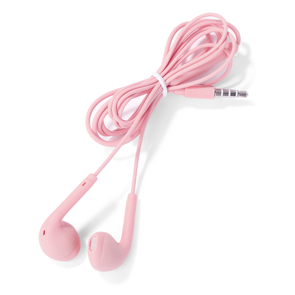 Écouteurs filaires U19 pour téléphone et tablette, mini casque de sport, prise de téléphone pour sauna, 3.5mm, iOS, Android: YELLOW