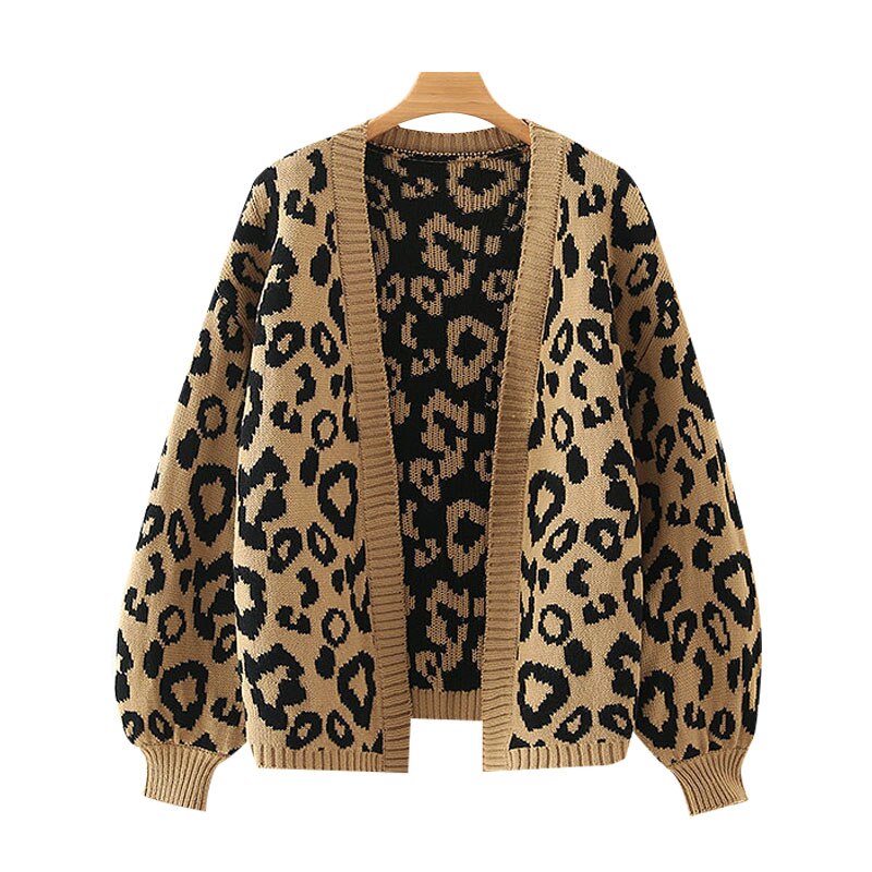 Pull Cardigan Femme Tricoté – Boutons Grenouille – Patchwork Rétro – Noir – Unique