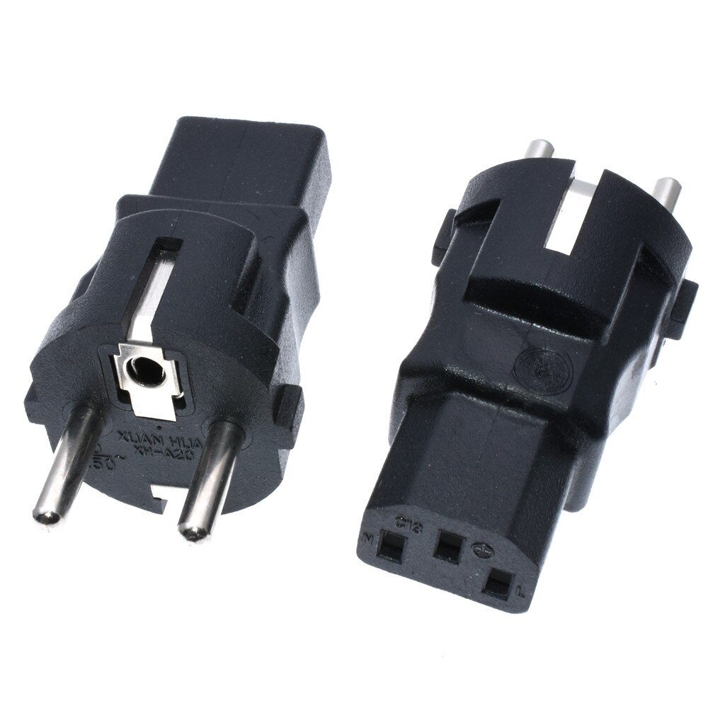 Europa naar IEC320 C13 Adapter, EU Male naar C13 3Pole Vrouwelijke AC Converter IEC320 C13 Vrouwelijke naar Europa CEE7/7 3Pole Male AC Adapter