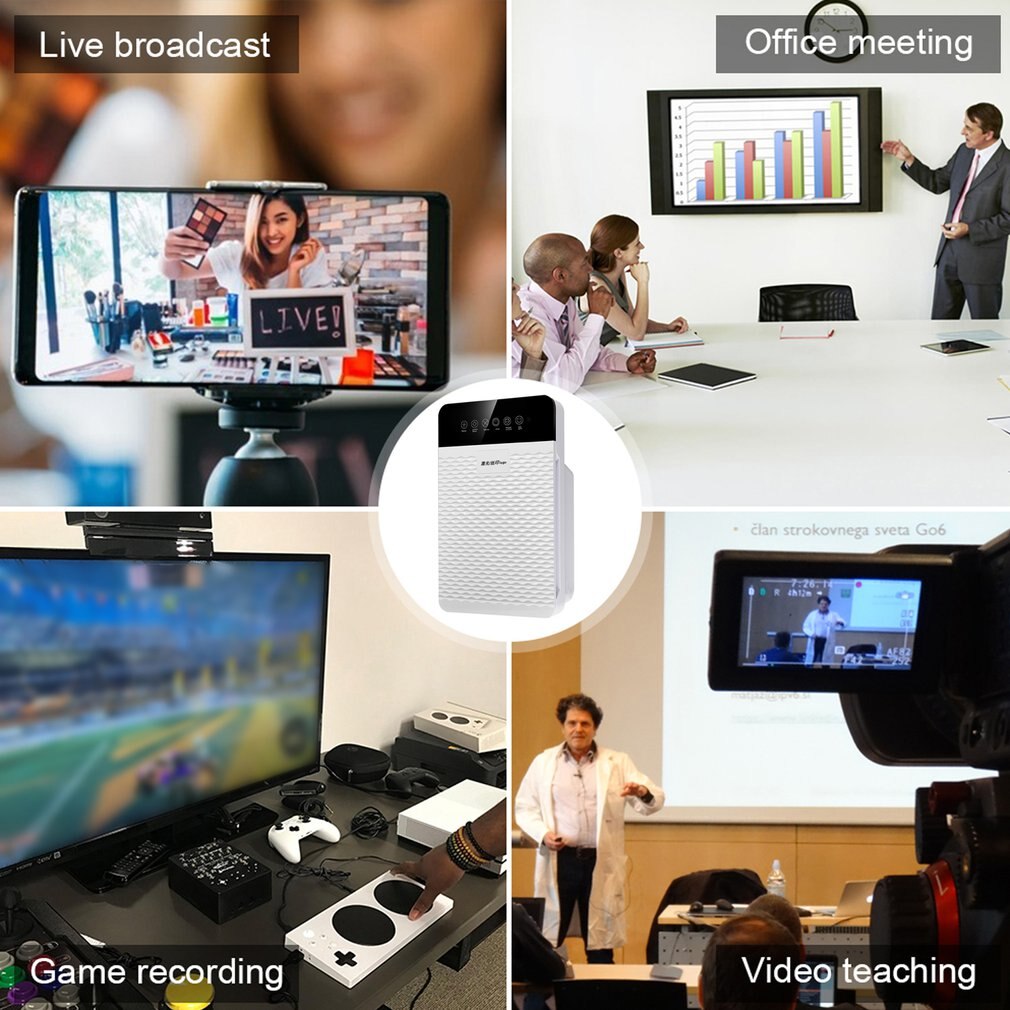 Household Indoor Air Purifier 6 Key 4 Filtration Intelligent Display Appointment Timing Air Purification