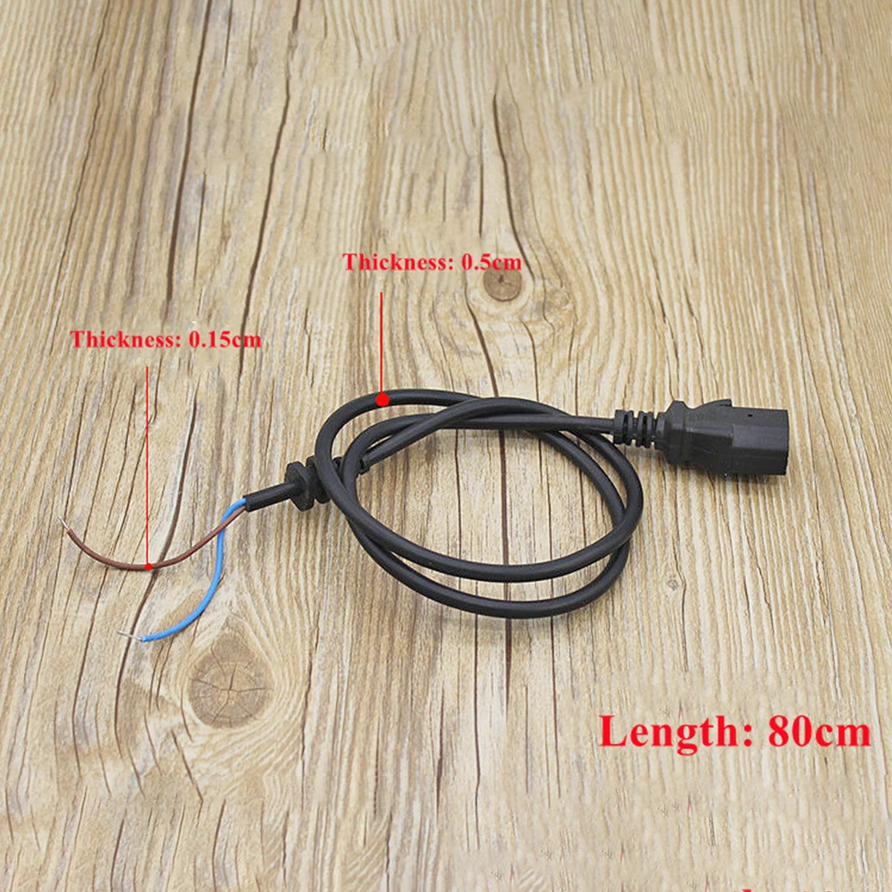 E-bike Plug Socket Efficient Electric Vehicle Charging Accessory For E Bike Three Vertical Charging Socket With 80cm Cable