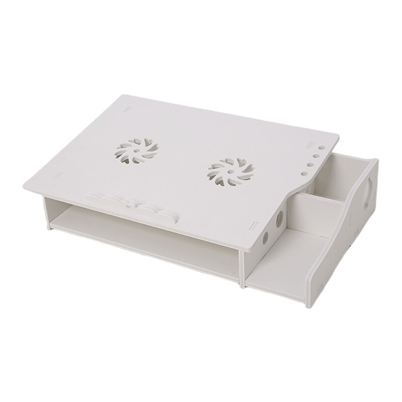 Multi-function Desktop Storage Rack Organizer Laptop Computer Screen Riser Shelf K92C: A