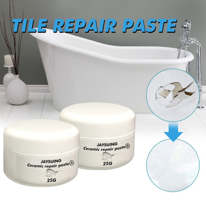 Ceramics And Furniture Repair Cover Wall Scratch Touch Up Restorer Of Washbasin, Ceramic Tile, Bathtub,Veneer Restore For Home