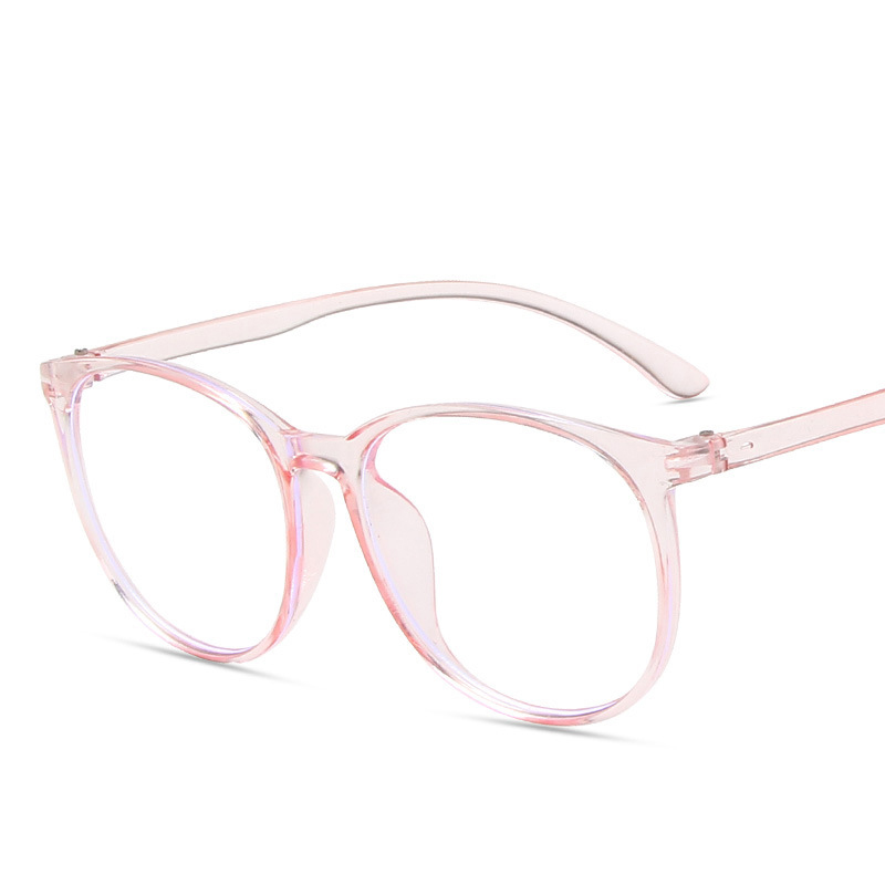 Montura transparente para gafas de ordenador para hombre y mujer, anteojos redondos con bloqueo de luz azul, gafas ópticas, novedad de: 2