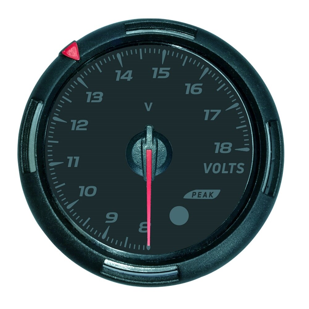 Medidor de presión Turbo para coche, tacómetro de 60mm, temperatura del agua, presión de aceite, Rpm, 64 colores: voltmeter