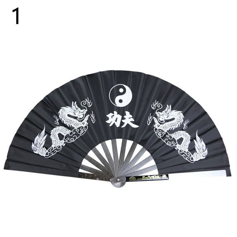 Rustfritt stål tai chi fan fitness kung fu kampsport ytelse dans fan rustfritt stål kampsport fan: 1