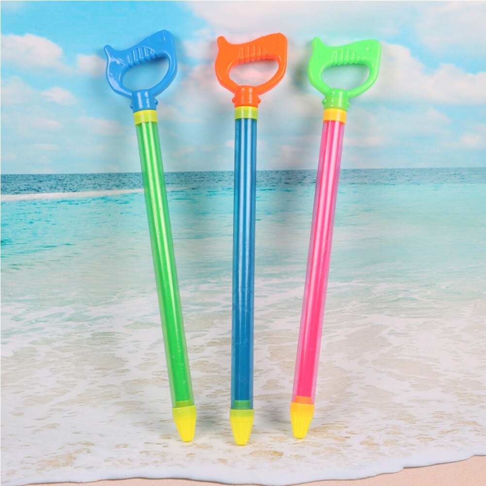 3 stuks/set rekbare zomer willekeurige kleur interactief kinderspeelgoed driftspeelgoed duurzame squirt soakers enkele pijp waterblaster