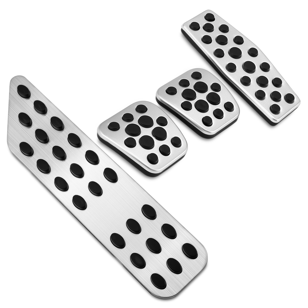 Aluminiumlegering bilstödspedal gaspedalskydd bromspedaler för chevrolet cruze för vauxhall opel astra insignia