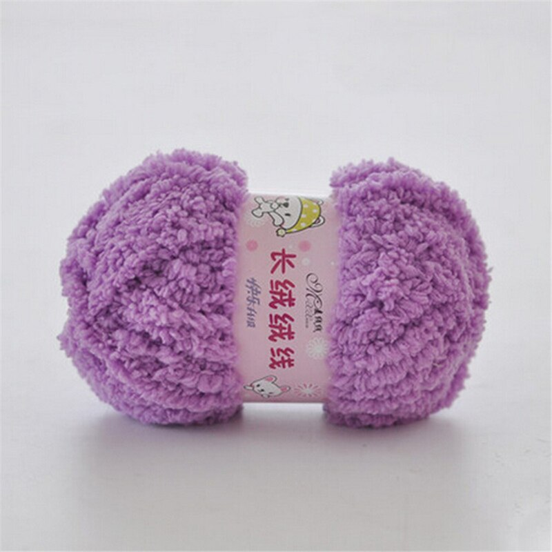 Soft Smooth Baby Wool Yarn Knitting Velvet Yarn Thick Fiber Cotton Crochet Yarn Hand Knitting Cashmere Yarn Thread: 671932