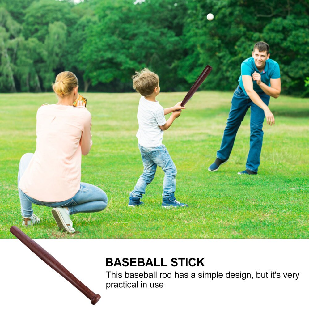 Bate de béisbol de madera, palo de béisbol para deportes al aire libre, suministros