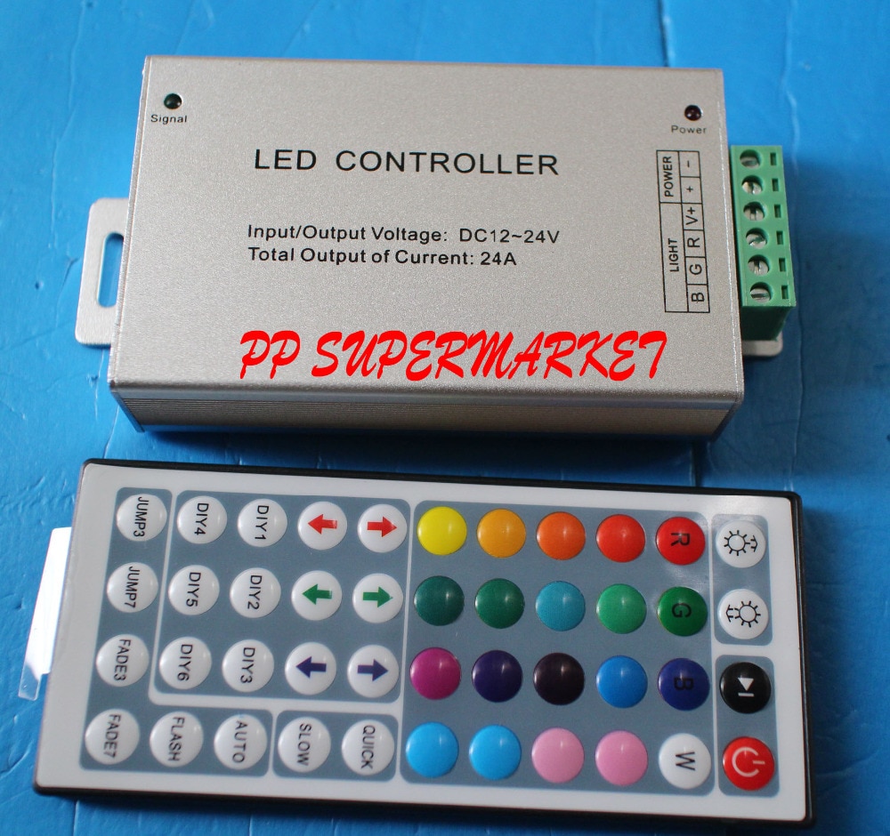 Smd Remote Control DC 12V 24A 288W 44key IR Remote Controller Control... – Grandado