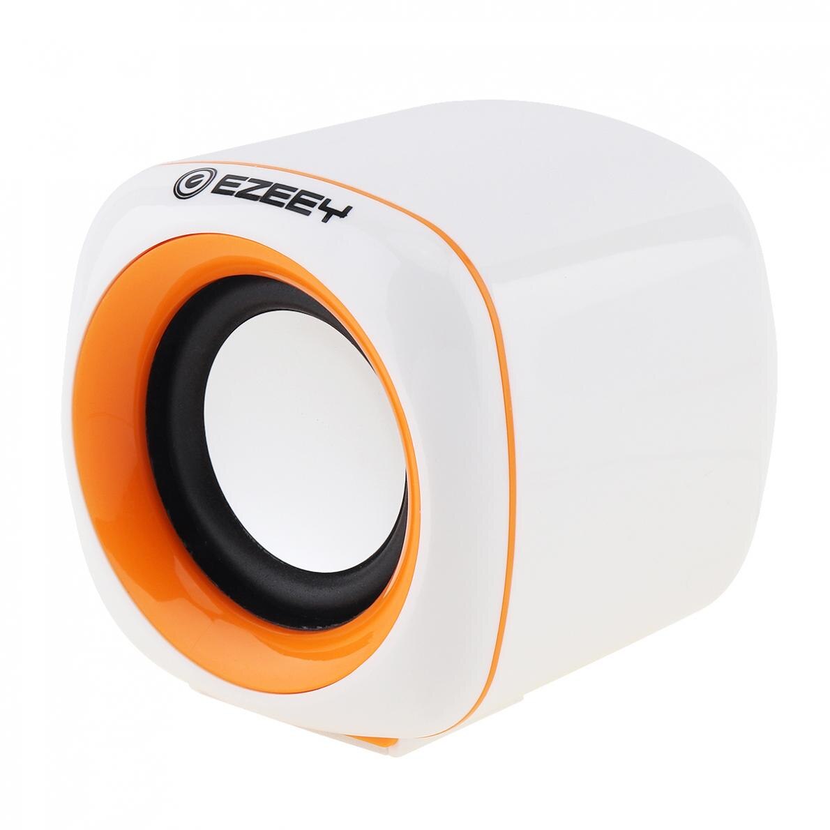 A1 5W Mini Portable USB 2.0 Subwoofer Computer Speakers with 3.5mm Stereo Jack Support Volume Control for PC Laptop Smartphone