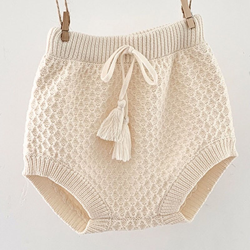 Spring Children Shorts Kids Boys Girls Shorts for Girls Baby Boy Girl Shorts Pants Autumn Girl Knit Pants Clothing: P20308 white / 24M