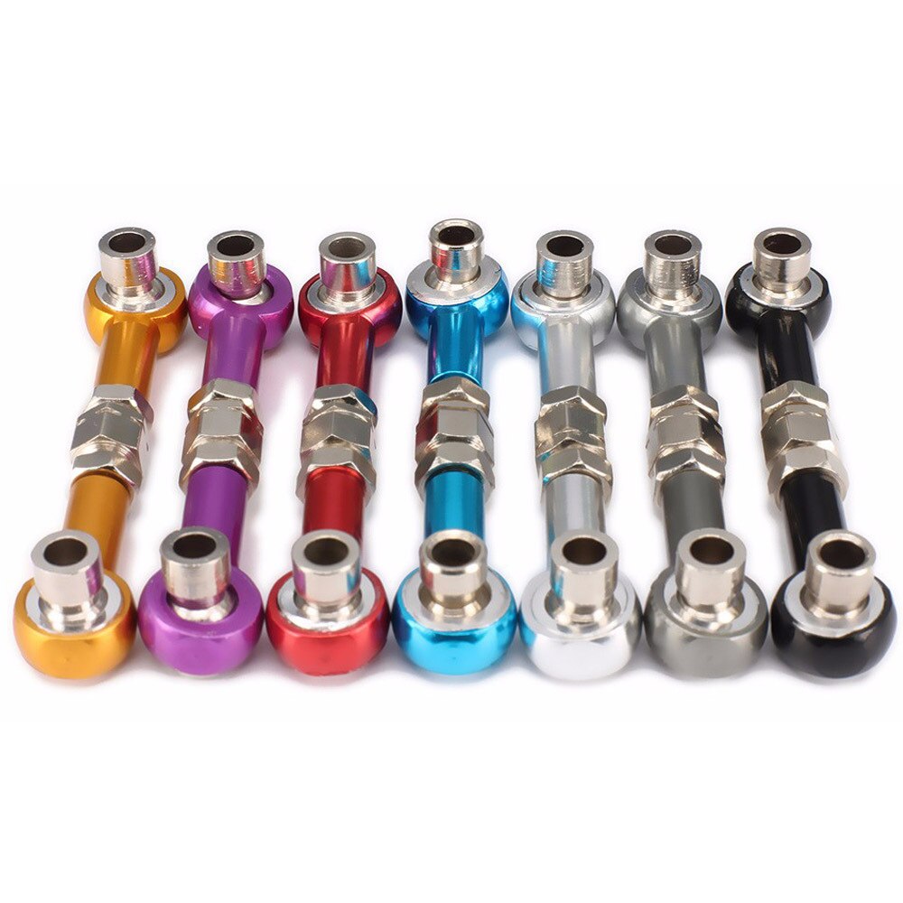 2pcs CNC Lavorato In Lega di Alluminio Asta di Sterzo RC Servo Giunto Asta Accessorio di Ricambio per HSP 94111/94188 RC Auto