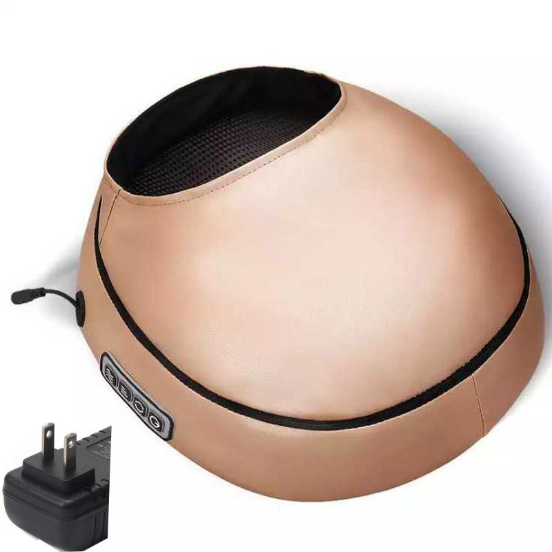 Elektrisk fotmassager roller massage maskin läder massageador för bakfot infraröd med uppvärmning shiatsu knådning: 1 ställde oss