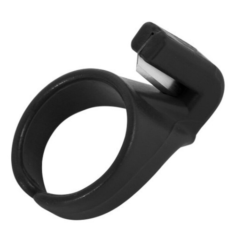 Novedad, 3 uds., hoja de plástico para dedo, artesanía de aguja, DIY, hilo para dedo, anillo del cortador, accesorios de costura artesanal para el hogar