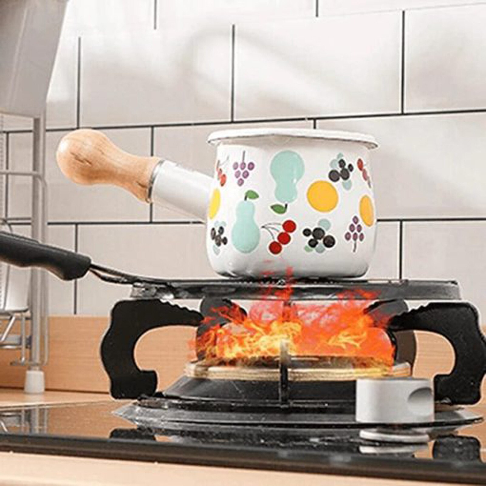 Heat Diffuser Distributer Gas Stove Top Stovetop Heat Diffuser Reducer Flame Guard Plate Flame Guard For Simmering Kitchen Pans