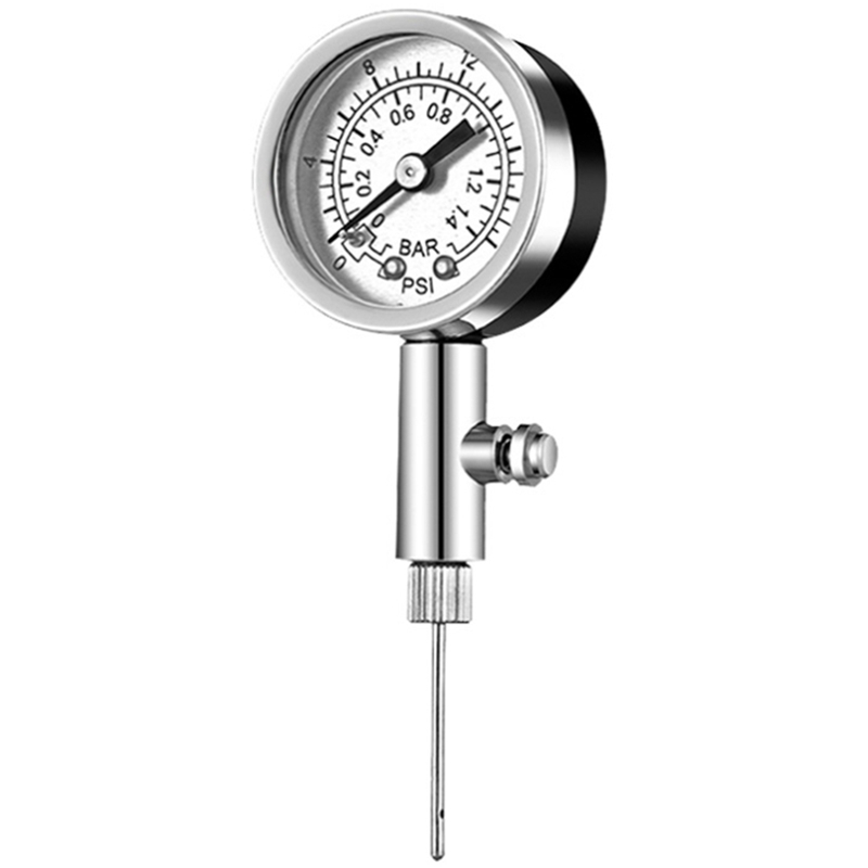Indicador de presión de aire para balones de fútbol, manómetro de aire, reloj de fútbol, voleibol, barómetros de baloncesto