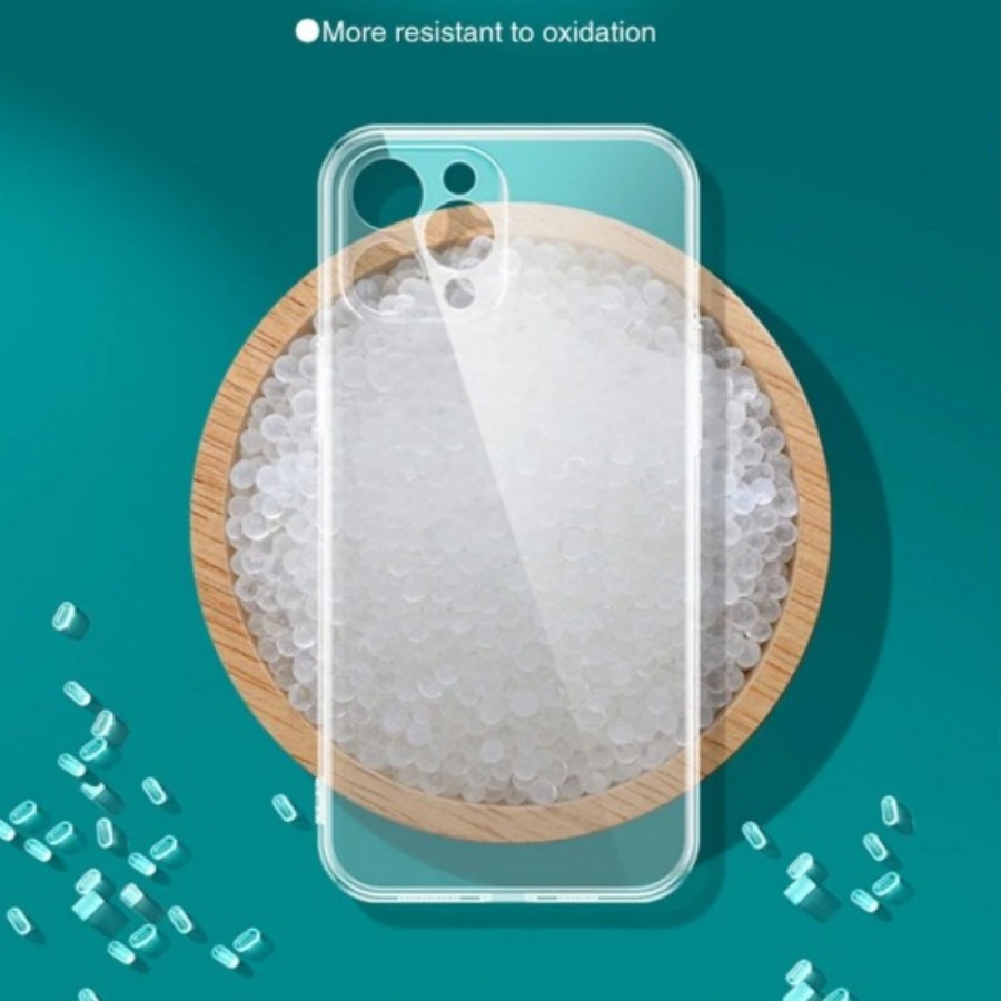 Funda de teléfono transparente para iPhone 16 15 14 13 12 Mini 11 Pro XS Max XR 8 7 6s Plus cubierta protectora delgada de silicona a prueba de caídas
