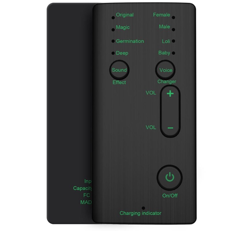 7 Different Voice Changes for Mobile Phone PC Sound Effects Machine Voice Changer Sound Card Mobilephone Laptop