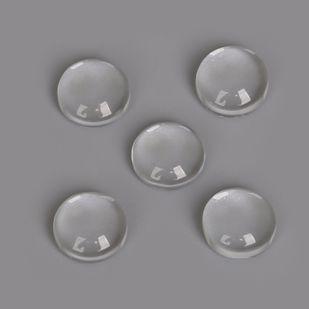 10-50 stk/parti 3d gennemsigtige runde cabochon klare epoxy cirkler til flaskehætter håndværksartikler