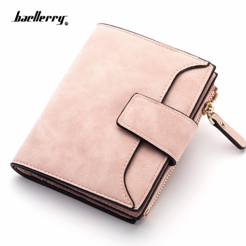 Women Wallet Hasp Small and Slim Coin Pocket Leather Purse Women Wallets Cards Holders Luxury Brand Wallets Purse