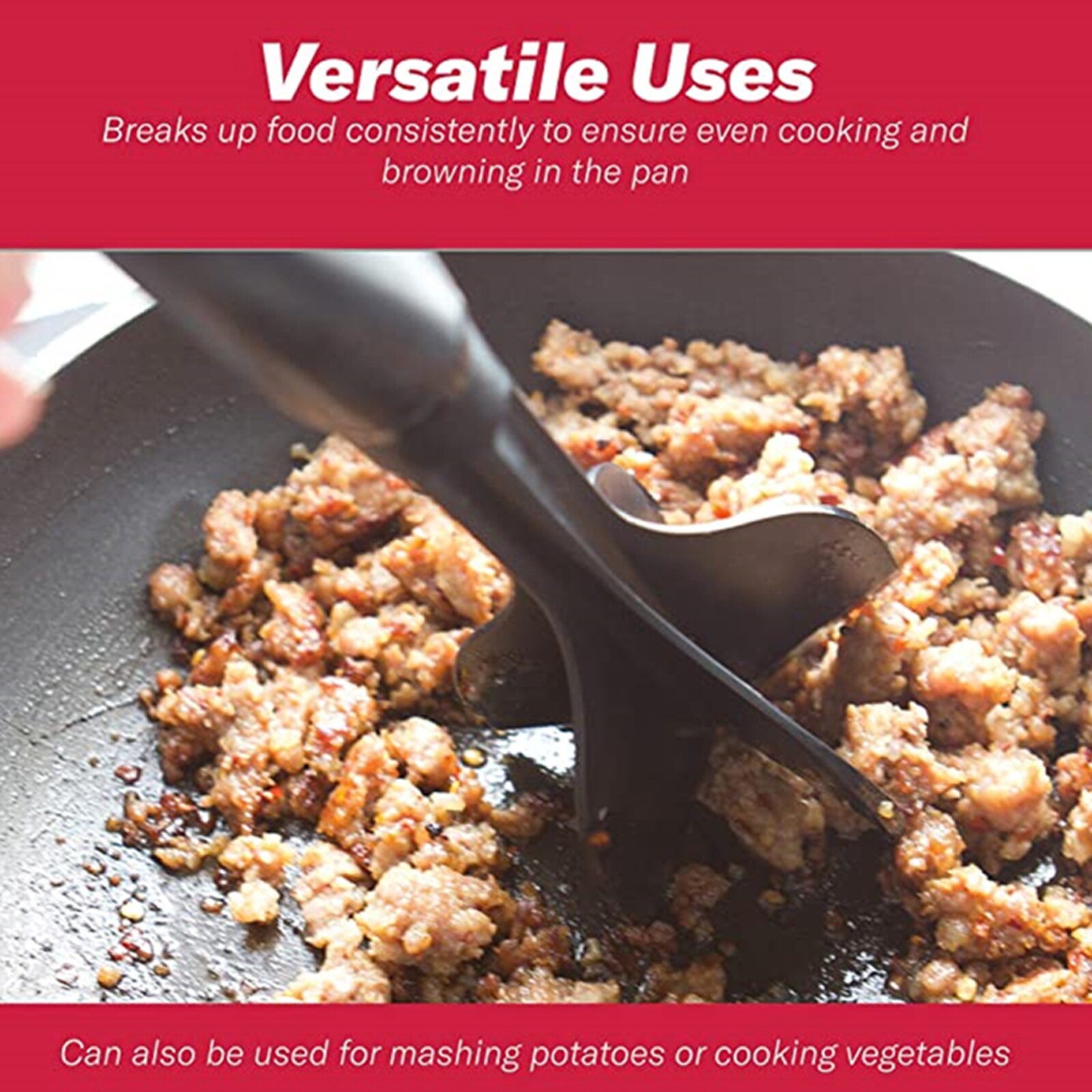 Meat Chopper Portable Multifunctional Meat Masher Household Cutterhead for Beef Pork Chicken