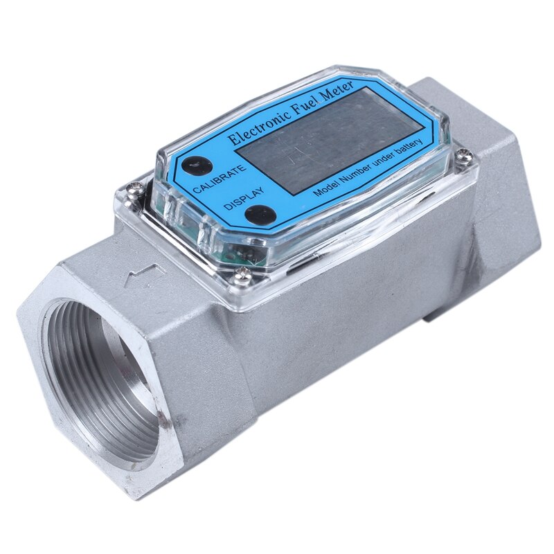 Digitale Flowmeter K24 Elektronische Vloeibare Turbine Meter Electronicflowmeter 1.5 Inches Stookolie Flow Meter 40-280L/Min