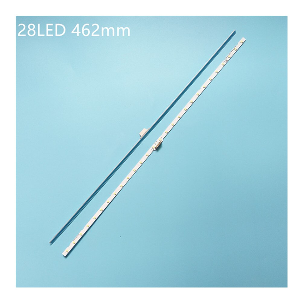 100% 2Pcs/Kit Led Strips Voor Samsung Tv UE43NU7195U UE43NU7455U Cy NN043HGNVDH Aot 43 NU7100F 2X28 3030C d6t 2d1 28S1P REV.2