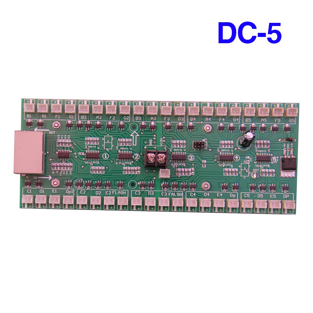 LED Display Drive Card Connect Use for 6" inch to 15" inch LED Digital Number, LED Module: DC-5