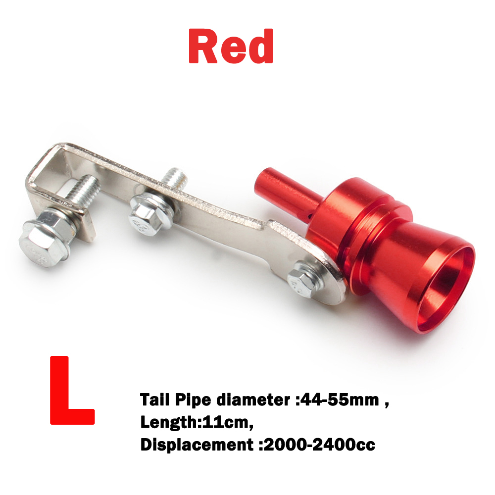 1 stk. turbofløjte universal turboudstødningsfløjte, lydforstærker passer til de fleste biler, sedaner og lastbiler: Gul