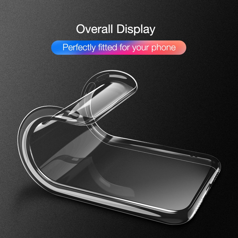 Ultra Thin Soft Transparent TPU Case For iPhone 8 8 Plus 7 8 6 6S Plus Clear Silicone Full Cover For iPhone X XS MAX XR 5 5s SE